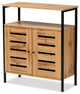 Kami Modern Shoe Cabinet, Black
