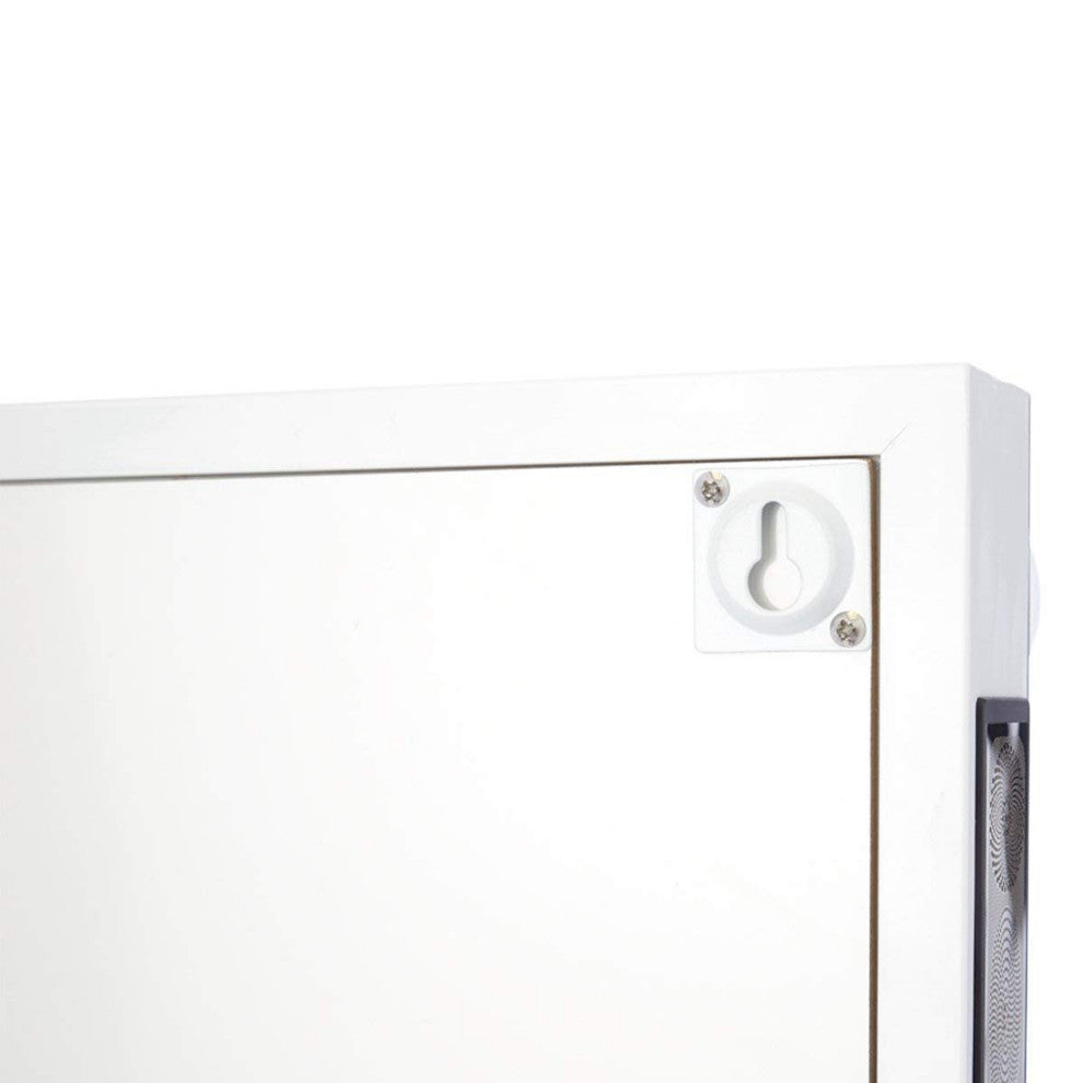 Hollywood Premiere Plus Vanity Mirror, White, Bluetooth