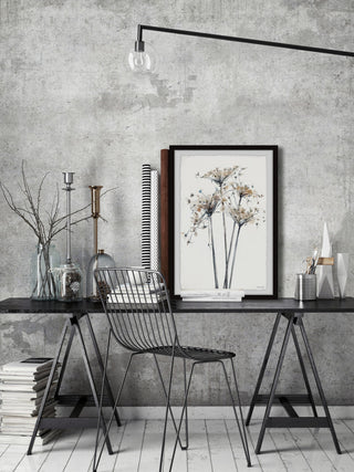 "Falling Seeds" Framed Painting Print, 24"x36"