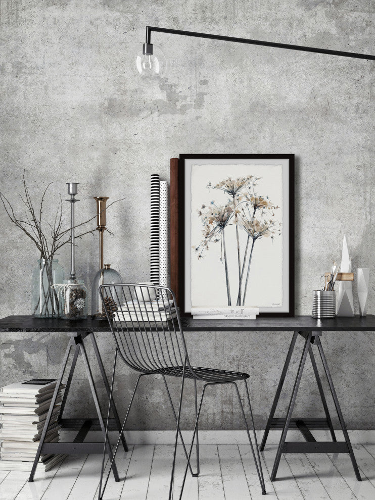 "Falling Seeds" Framed Painting Print, 24"x36"