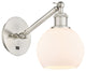 Innovations 317-1W-SN-G121-6-LED 1 Light Sconce, Brushed Satin Nickel
