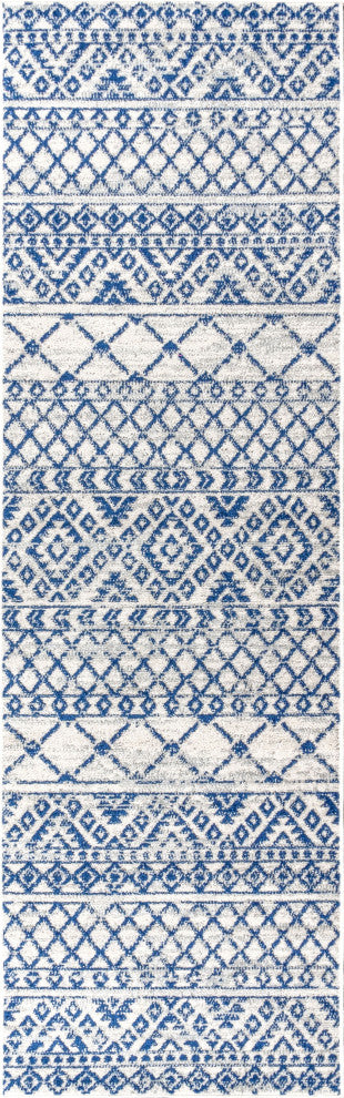 Moroccan HYPE Boho Vintage Tribal Area Rug, 2 X 8