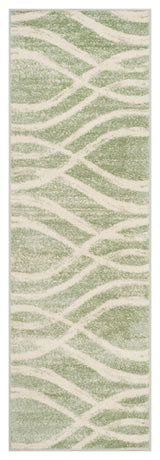 Safavieh Adirondack Adr125X Striped Rug, Sage/Cream, 2'6"x12'0" Runner