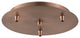 INNOVATIONS 113-AC 3-Light Multi Port Canopy Antique Copper