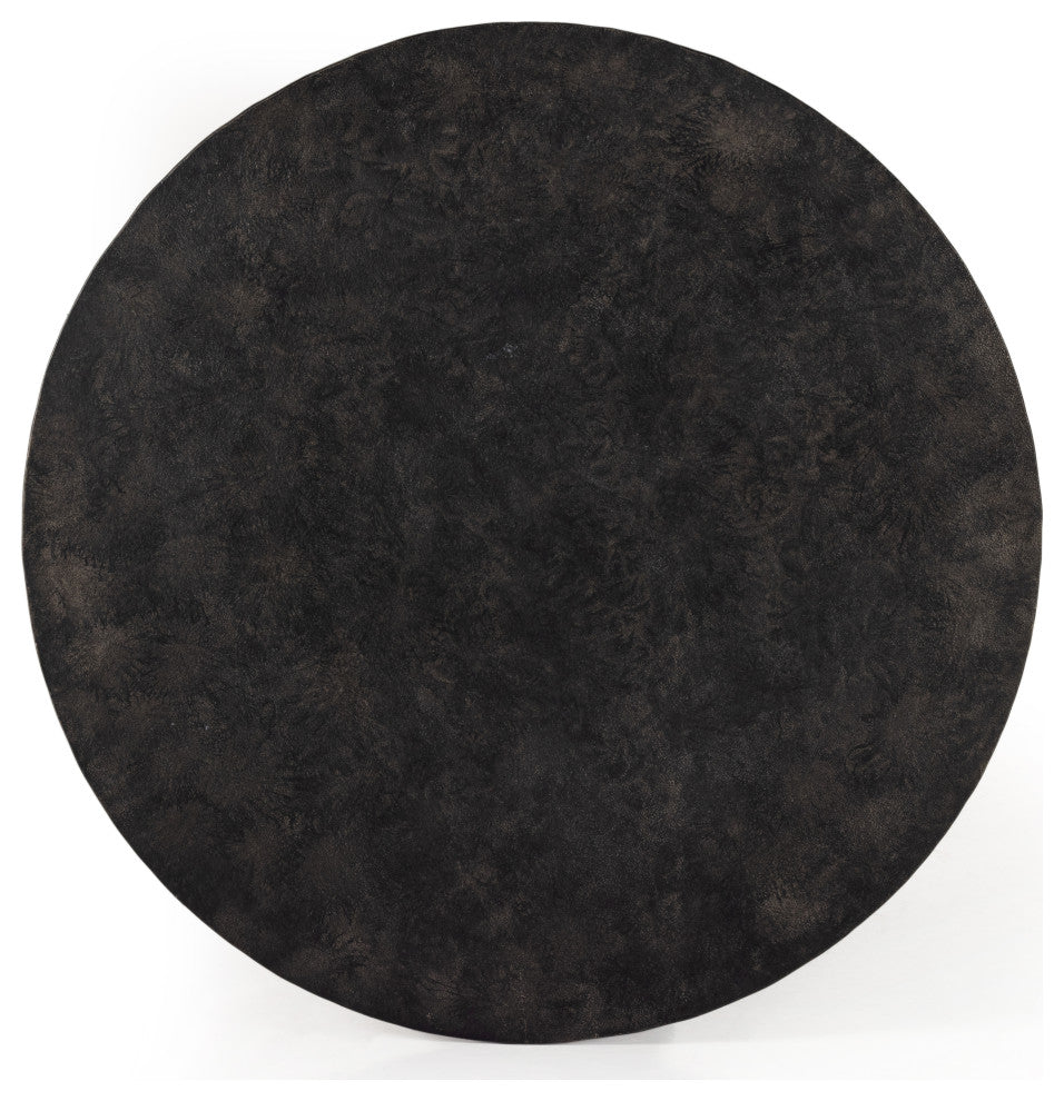 Sante 36" Coffee Table-Raw Black