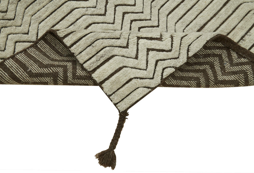 Rug N Carpet - Handmade Unique 3' 0" x 5' 0" Moroccan Runner Rug