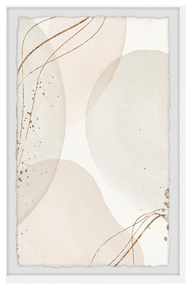 "Interconnected System" Framed Painting Print, 20x30