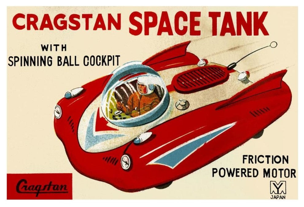 "Cragstan Space Tank" Digital Paper Print by Retrotrans, 46"x31"