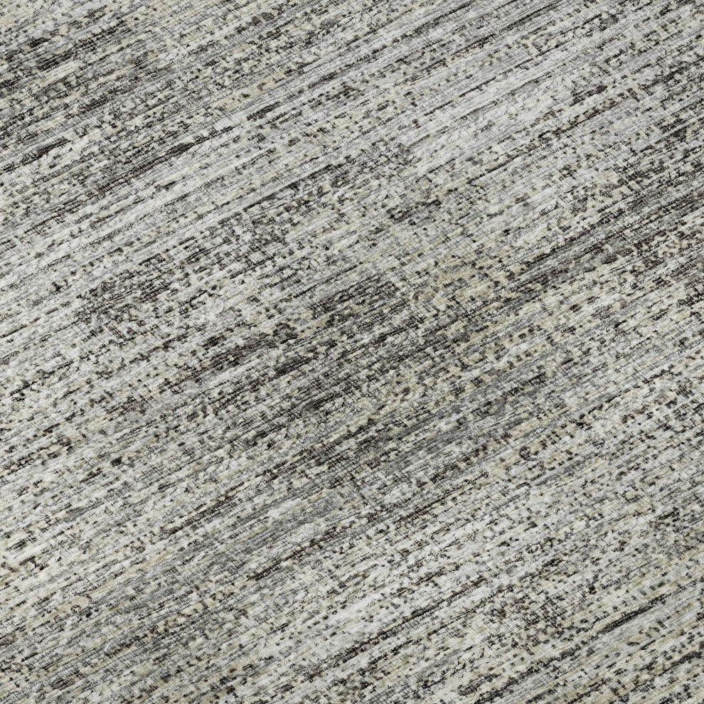 Premium Machine Washable Mayfield AMF32 Silver 9' x 12' Rug