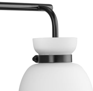 Lexie Collection Contemporary Vanity Light, Matte Black