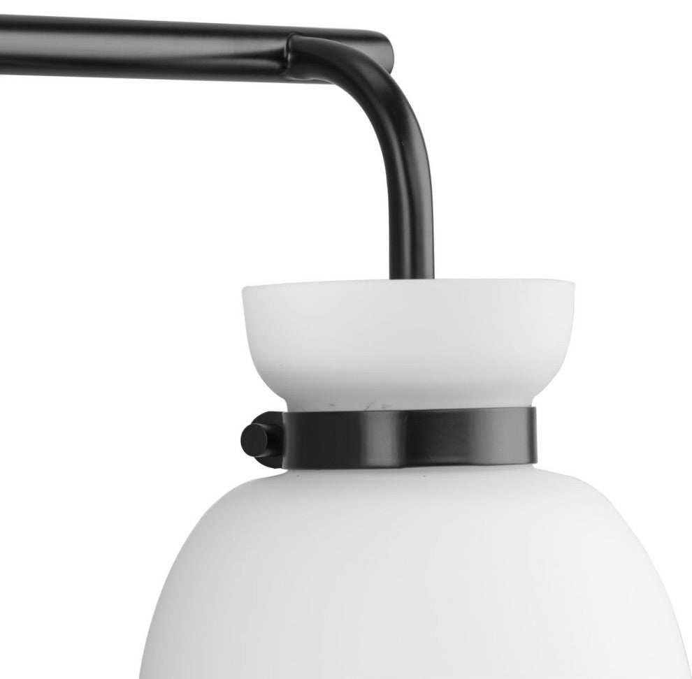 Lexie Collection Contemporary Vanity Light, Matte Black