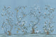 Chinoiserie Wall Mural Jinan, Blue, Full Size