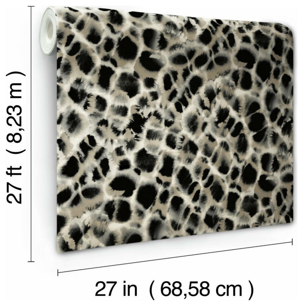 Leopard Rosettes Wallpaper