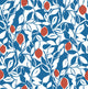 Loretto Blue Citrus Wallpaper Bolt