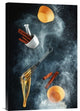 "Kitchen Mess: Cinnamon Cupcake" Canvas Giclee by Dina Belenko, 16"x24"