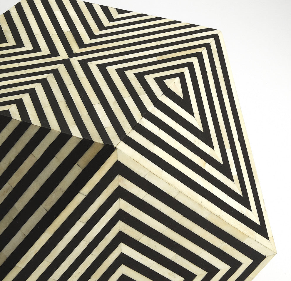 Zanzibar Bone Inlay Bunching Table, 5233318