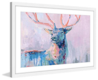 "Majestic Deer" Framed Painting Print, 24"x16"