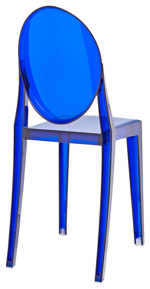 Modern Blue Casper Dining Chairs Set of 4