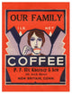 "Our Family Coffee" Digital Paper Print by Retrolabel, 35"x46"