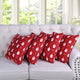 Christmas 4 Piece Pillow Shell Set, Red Devin, (4) 20" X 20"