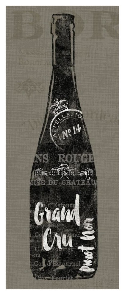 "Linen Wine I" Digital Paper Print by Sue Schlabach, 32"x77"
