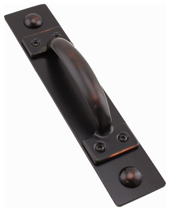 Hand Rubbed Bronze Handle, Smooth Nail Heads