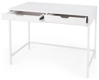 Butler Belka White Desk With Drawers