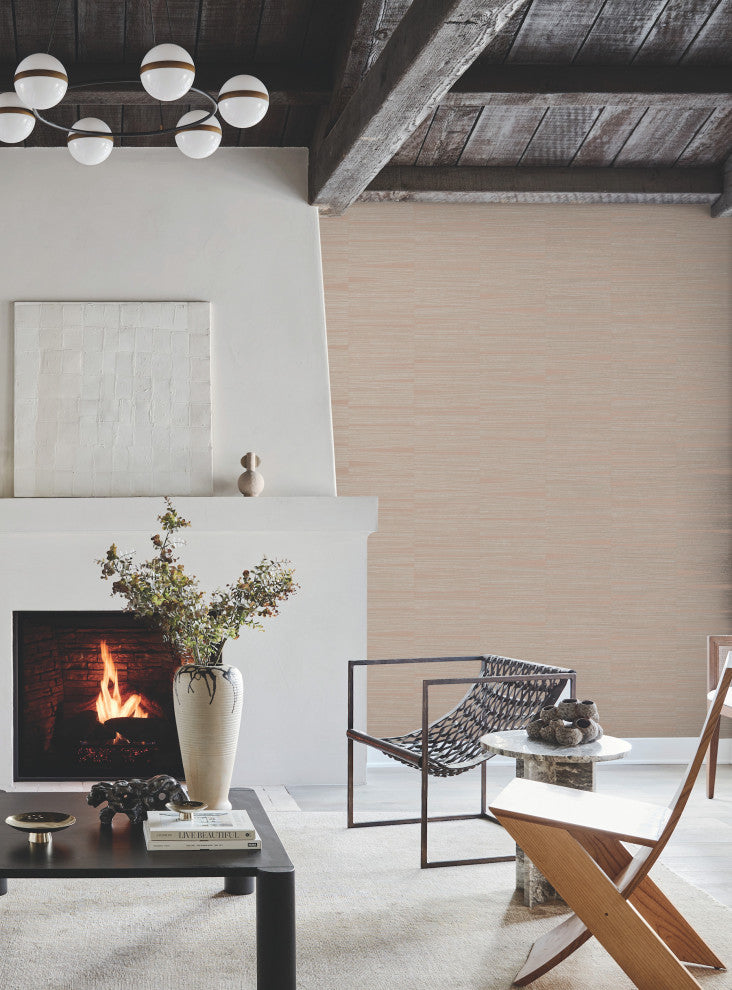 Brick Line Stripe Wallpaper