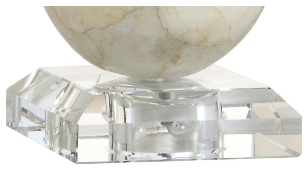 Bailey 19" Seashell Table Lamp, Ivory