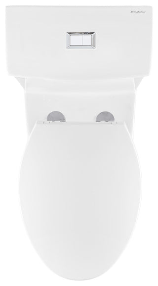 Classe One-Piece Toilet Dual Flush 0.8/1.28 GPF, Glossy White