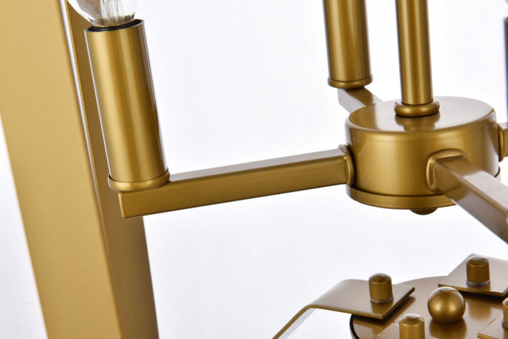 Henry 4-Light Pendant, Brass