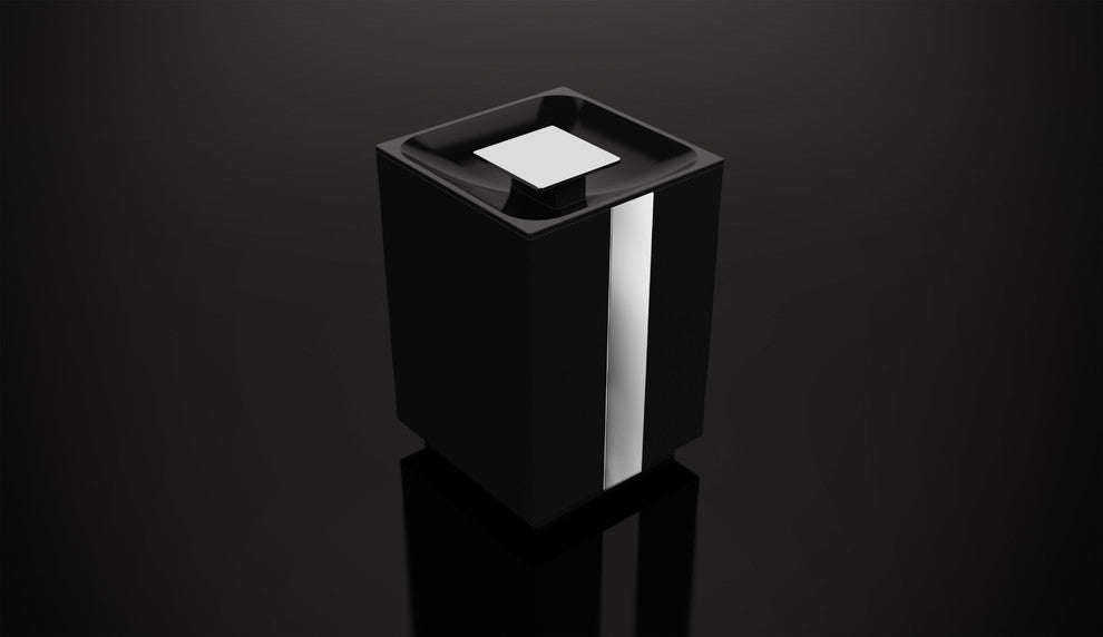 One Waste Bin, 1.3 Gallon, Black