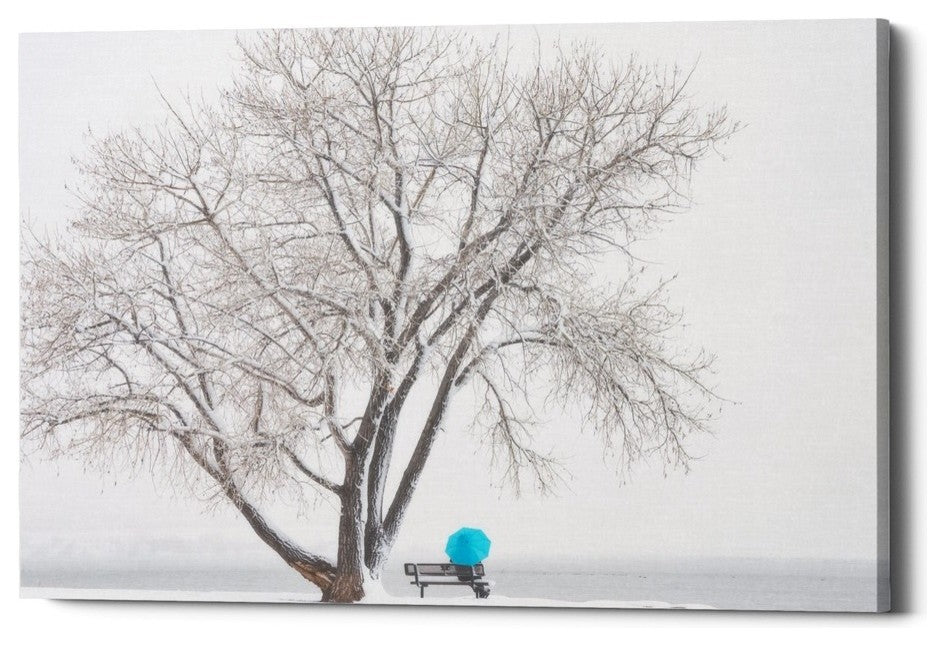 Epic Graffiti "Another Winter Alone" by Darren White, Giclee Canvas Art, 18"x26"