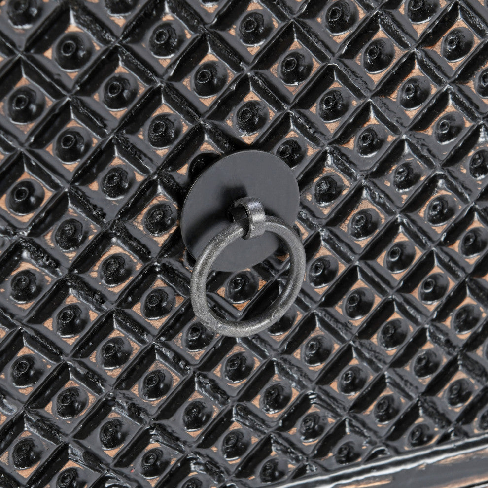 Lahey 11-Drawer Console Table by Kosas Home, Black