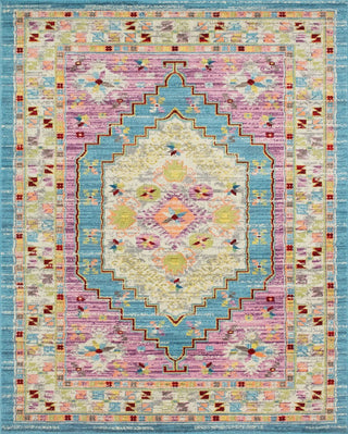 Noori Rug Distressed Hester Blue/Purple Runner