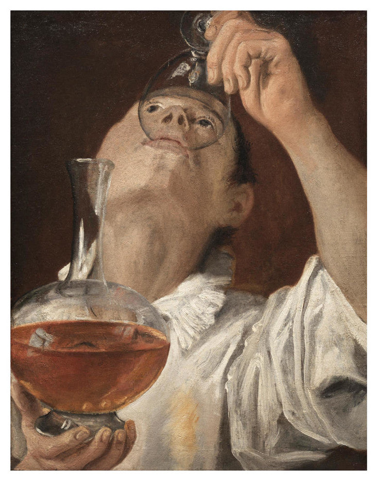 "Boy Drinking, 1582-1583" Digital Paper Print by Annibale Carracci, 19"x24"