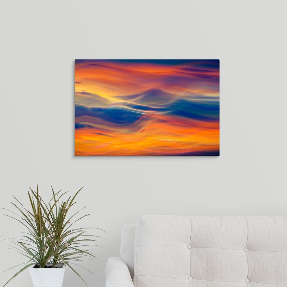 "Fly away" Wrapped Canvas Art Print, 24"x16"x1.5"