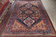 Consigned, Traditional Antique Oriental Handmade Persian Area Rug, Blue, 12x18