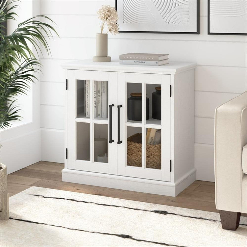 Westbrook 32W Storage Cabinet with Glass Doors by Bush Furniture