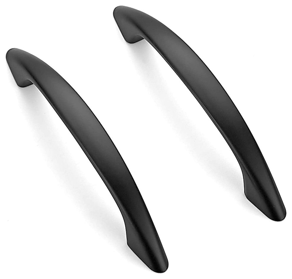 Matte Black 3 Inch Kitchen Cabinet Handles, Pack of 5