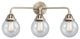 Beacon Bath Vanity Light, Brushed Satin Nickel, Seedy, Seedy