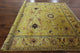 Golden Wash Signed Peshawari Chobi Hand-Knotted Wool Rug, 8'x10'