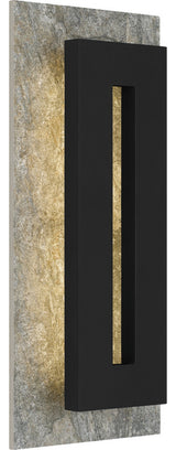 Tate LED Outdoor Wall Mount, Earth Black