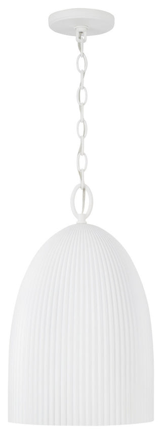 Capital Lighting 356111 Mallory 11"W Pendant - Ceramic White