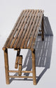 Long Bamboo Folding Bench