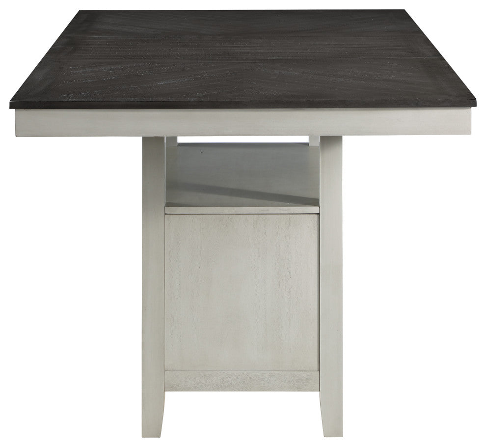 Hyland Dining Set, Table, Bench, 4 Chairs and Server