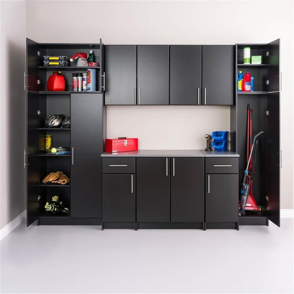 Prepac Elite 32" Wall Cabinet in Black
