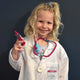 18" Doll Kid Size Lab Coat Set