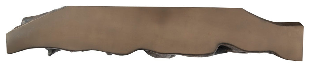 Square Root Console Table, Antique Bronze