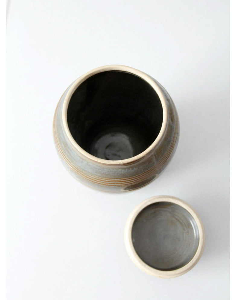 Consigned, Vintage Studio Pottery Jar